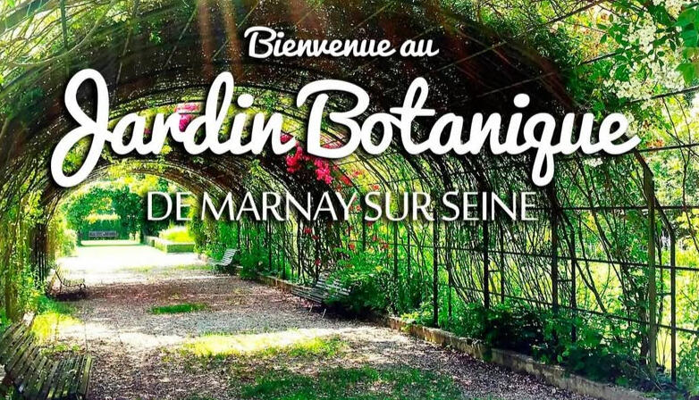 jardin botanique de marnay-sur-seine photo de la roseraie du jardin botanique de Marnay sur seine